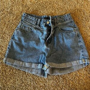 Medium wash Jean shorts